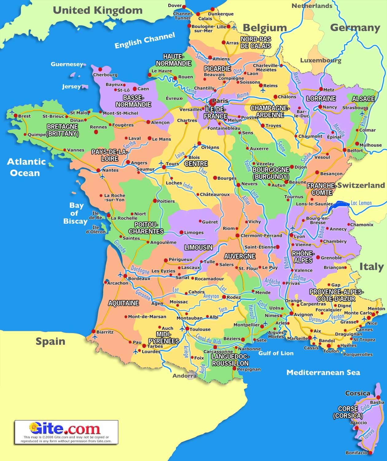 Francia En El Mapa - mapamundi | mapas del mundo y mucho más