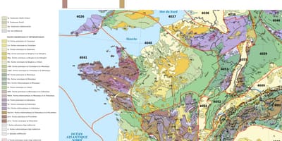 Mapa de Francia geológico